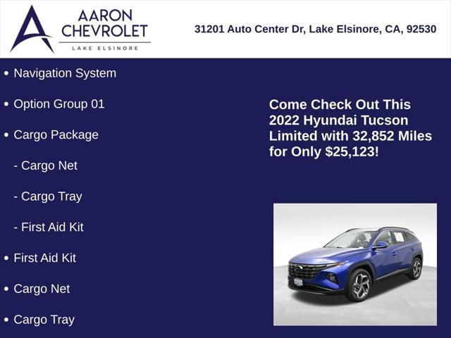 used 2022 Hyundai Tucson car, priced at $25,123
