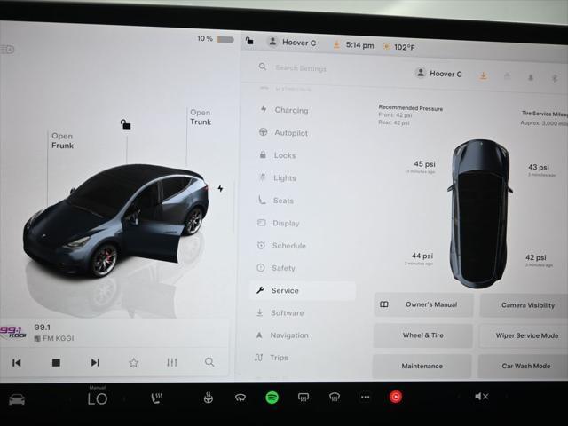 used 2025 Tesla Model Y car, priced at $41,603