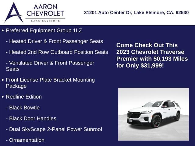 used 2023 Chevrolet Traverse car, priced at $31,999