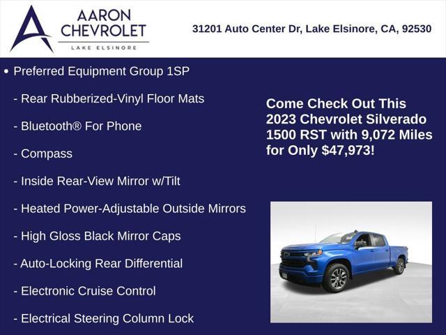 used 2023 Chevrolet Silverado 1500 car, priced at $47,973