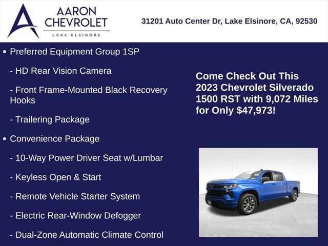 used 2023 Chevrolet Silverado 1500 car, priced at $47,973