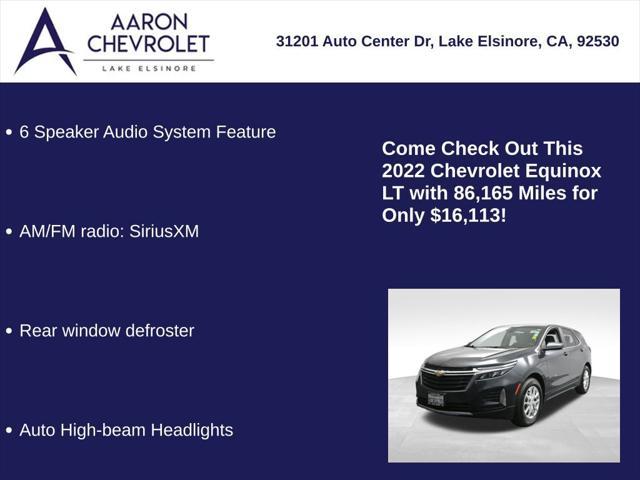 used 2022 Chevrolet Equinox car, priced at $16,113