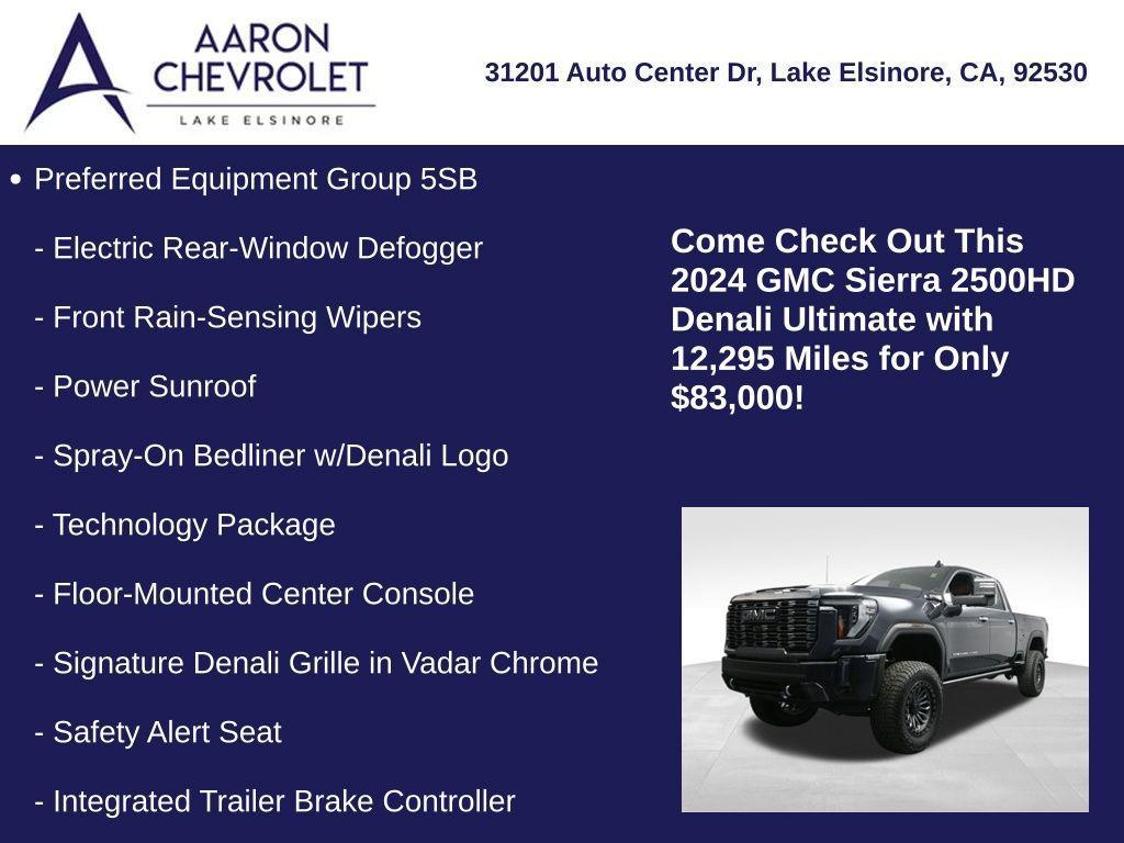 used 2024 GMC Sierra 2500 car, priced at $83,000