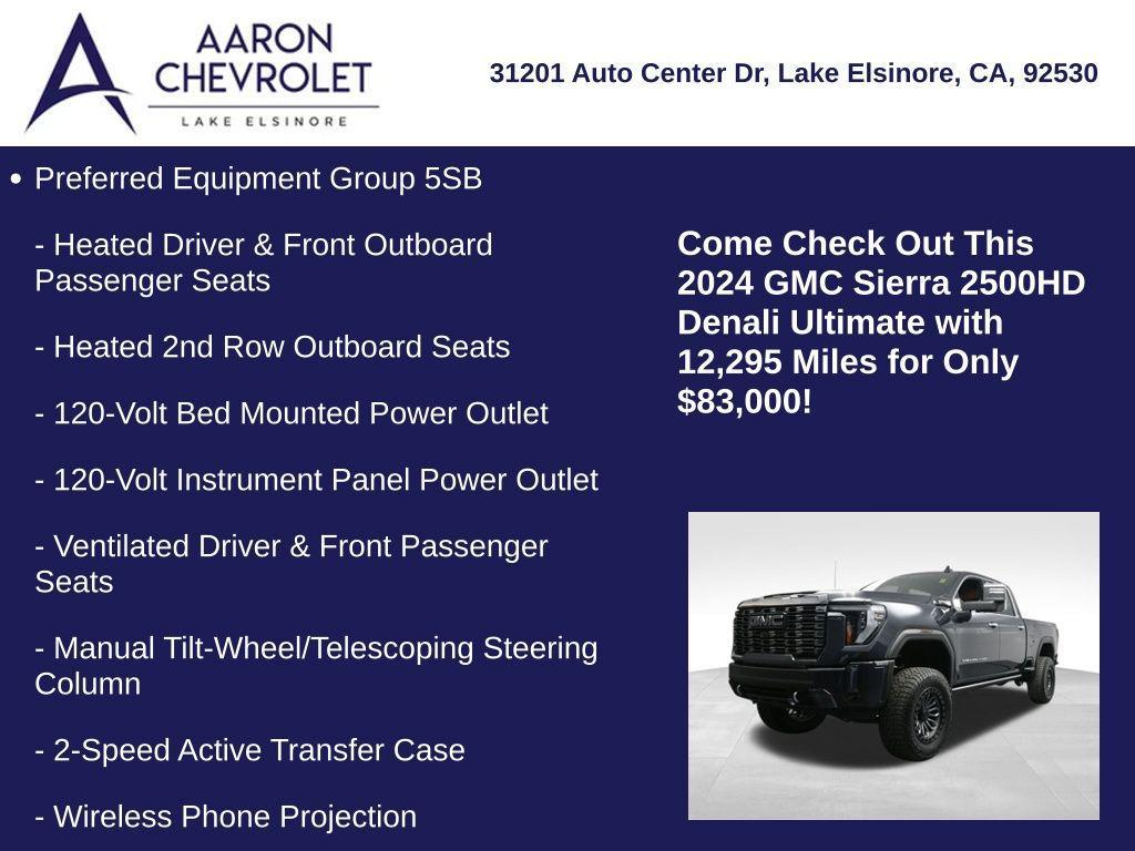 used 2024 GMC Sierra 2500 car, priced at $83,000