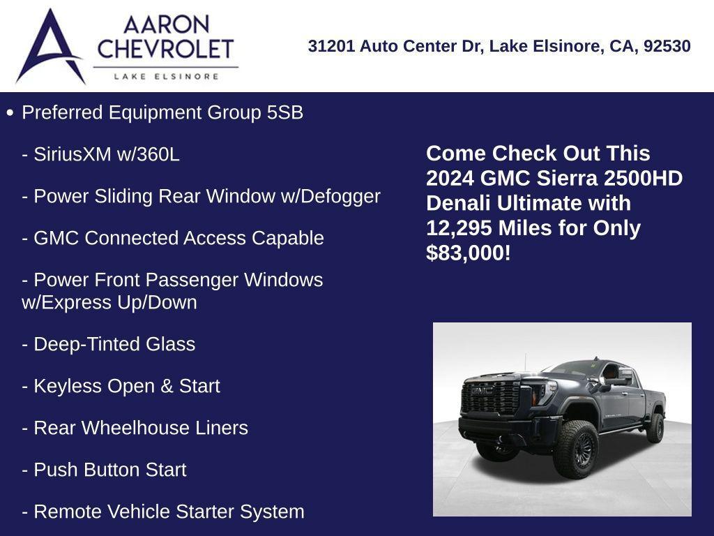 used 2024 GMC Sierra 2500 car, priced at $83,000
