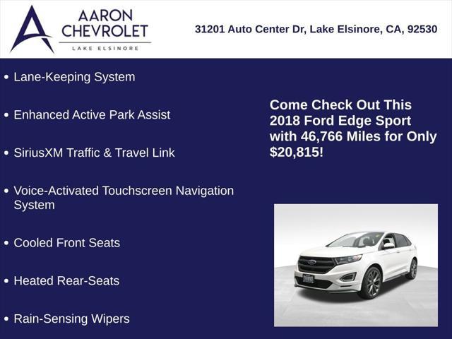 used 2018 Ford Edge car, priced at $19,673