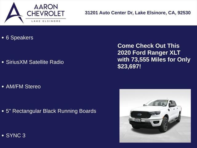 used 2020 Ford Ranger car, priced at $23,697