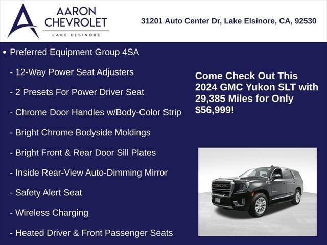 used 2024 GMC Yukon car, priced at $56,999