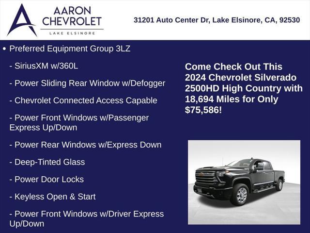 used 2024 Chevrolet Silverado 2500 car, priced at $75,586