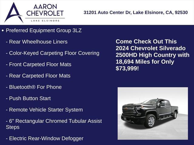used 2024 Chevrolet Silverado 2500 car, priced at $73,999