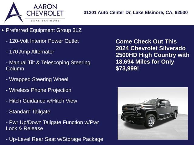 used 2024 Chevrolet Silverado 2500 car, priced at $73,999