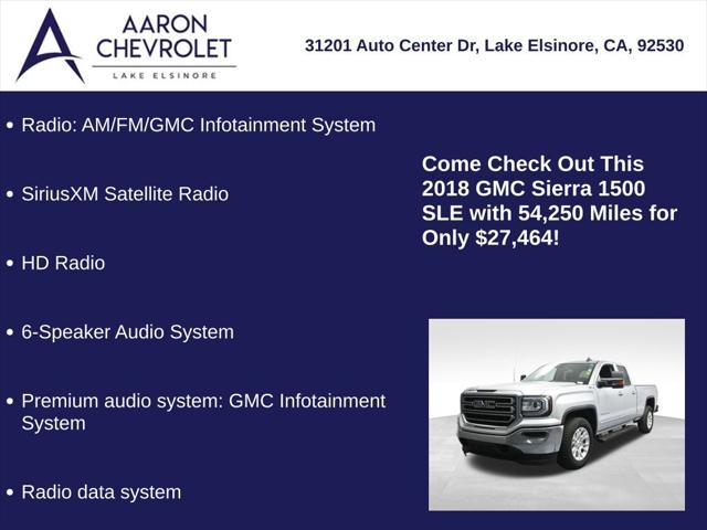 used 2018 GMC Sierra 1500 car, priced at $27,464