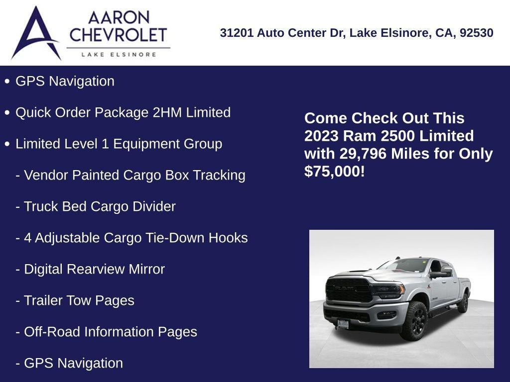 used 2023 Ram 2500 car, priced at $75,000