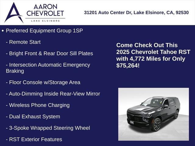 used 2025 Chevrolet Tahoe car, priced at $75,264