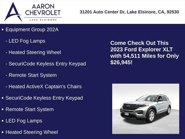 used 2023 Ford Explorer car, priced at $26,945