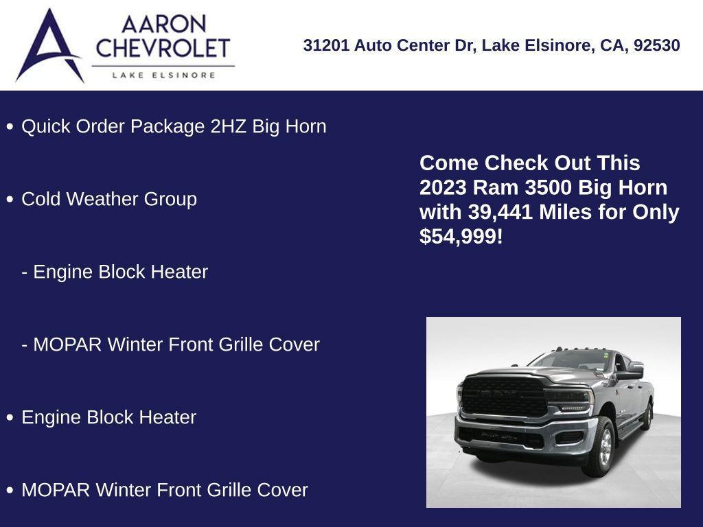 used 2023 Ram 3500 car, priced at $54,999