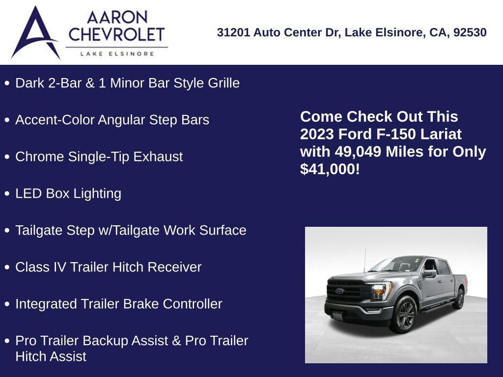 used 2023 Ford F-150 car, priced at $41,000