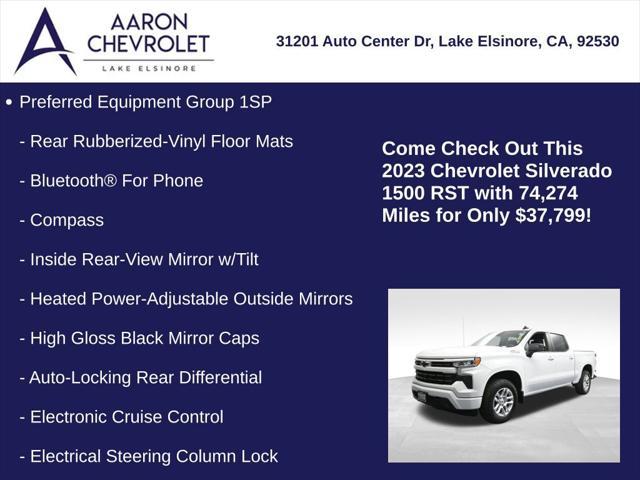used 2023 Chevrolet Silverado 1500 car, priced at $37,799