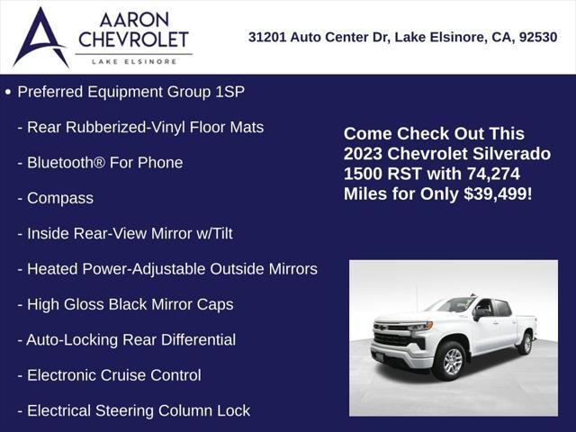 used 2023 Chevrolet Silverado 1500 car, priced at $39,499