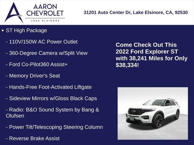used 2022 Ford Explorer car, priced at $38,334