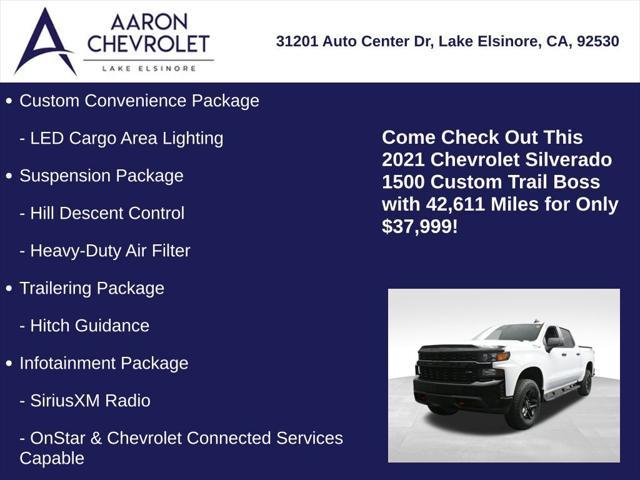 used 2021 Chevrolet Silverado 1500 car, priced at $37,999