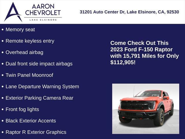 used 2023 Ford F-150 car, priced at $113,905