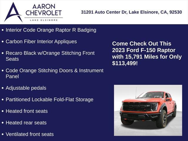 used 2023 Ford F-150 car, priced at $113,499