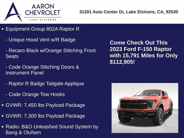 used 2023 Ford F-150 car, priced at $113,905