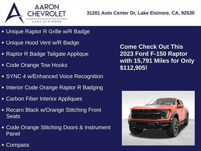 used 2023 Ford F-150 car, priced at $113,905