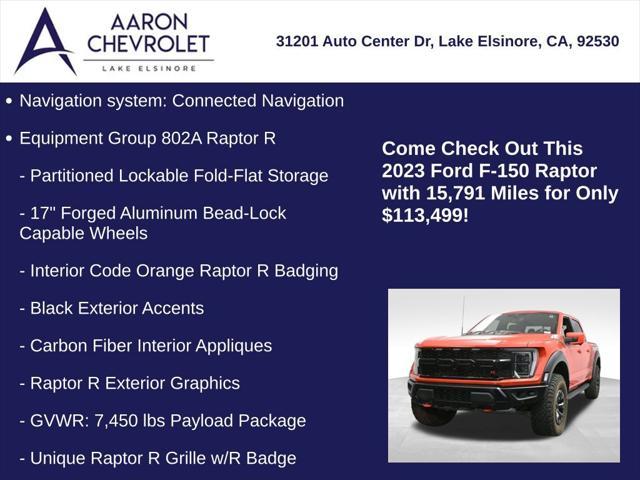 used 2023 Ford F-150 car, priced at $113,499