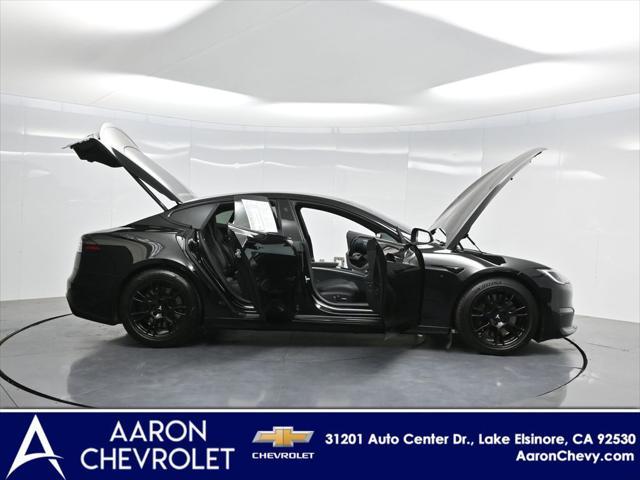 used 2022 Tesla Model S car, priced at $55,936