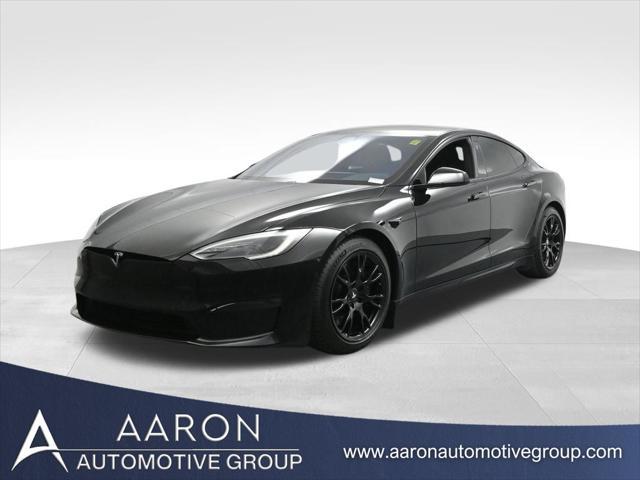 used 2022 Tesla Model S car, priced at $58,999