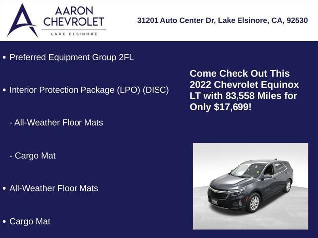 used 2022 Chevrolet Equinox car, priced at $17,699