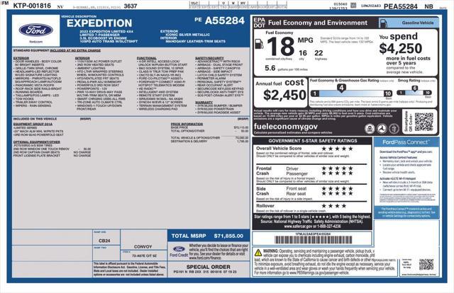 used 2023 Ford Expedition car, priced at $45,948