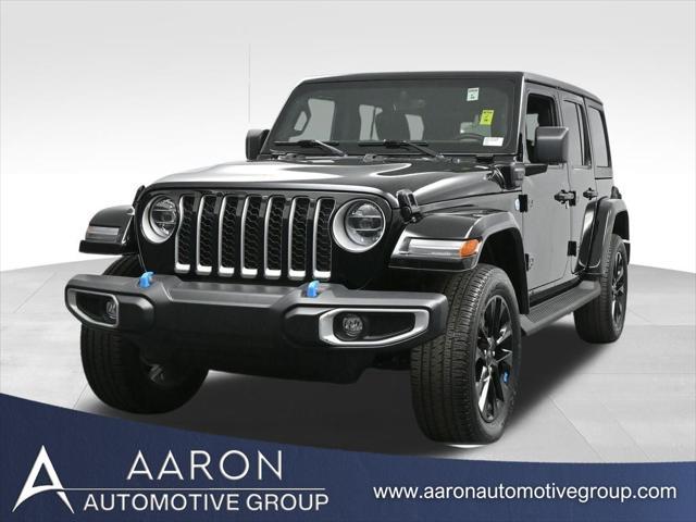 used 2022 Jeep Wrangler Unlimited 4xe car, priced at $31,350