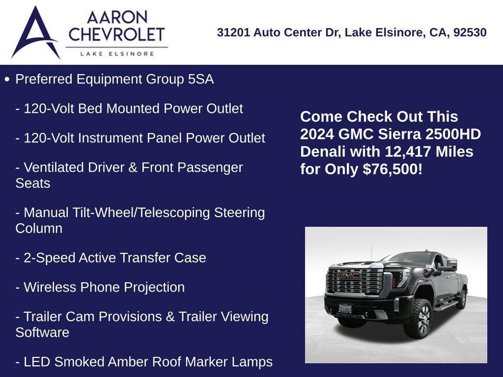 used 2024 GMC Sierra 2500 car, priced at $76,500