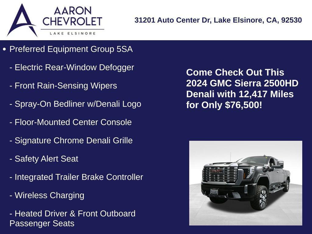 used 2024 GMC Sierra 2500 car, priced at $76,500