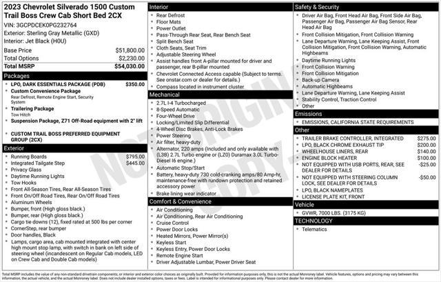 used 2023 Chevrolet Silverado 1500 car, priced at $43,499