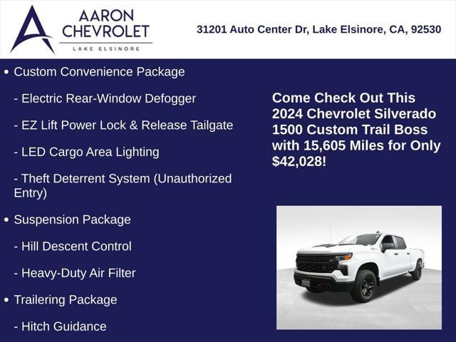 used 2024 Chevrolet Silverado 1500 car, priced at $42,028