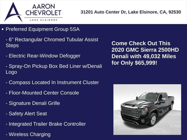 used 2020 GMC Sierra 2500 car, priced at $65,999