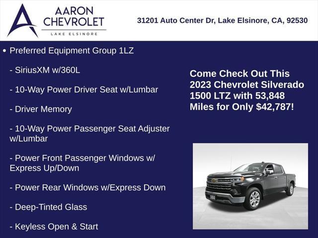 used 2023 Chevrolet Silverado 1500 car, priced at $42,787
