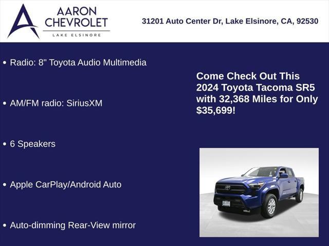 used 2024 Toyota Tacoma car, priced at $35,699