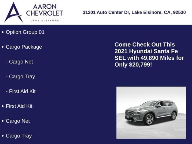 used 2021 Hyundai Santa Fe car, priced at $20,799