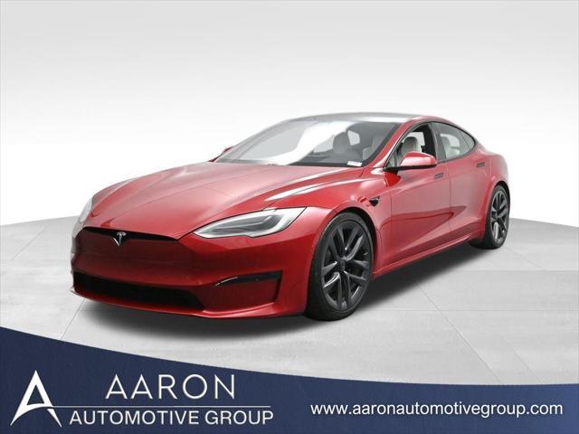 used 2021 Tesla Model S car, priced at $53,954