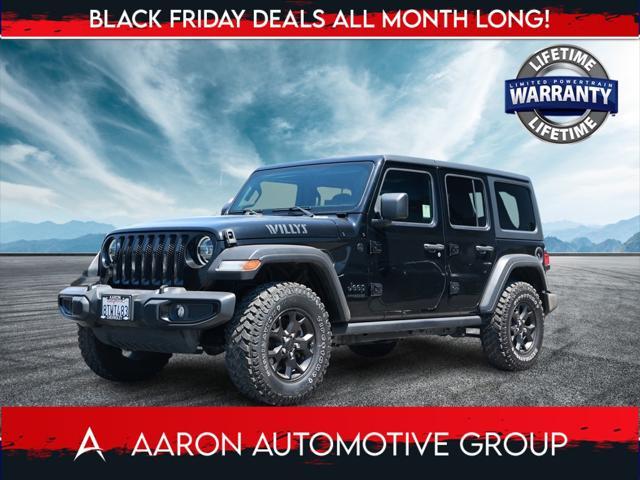 used 2021 Jeep Wrangler car, priced at $30,743