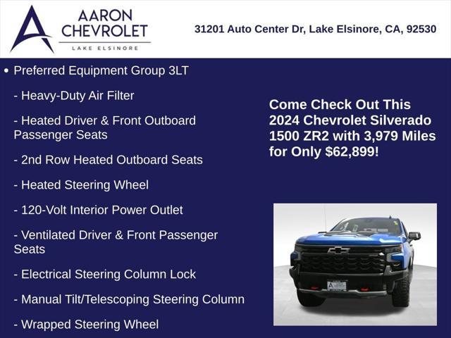 used 2024 Chevrolet Silverado 1500 car, priced at $62,899