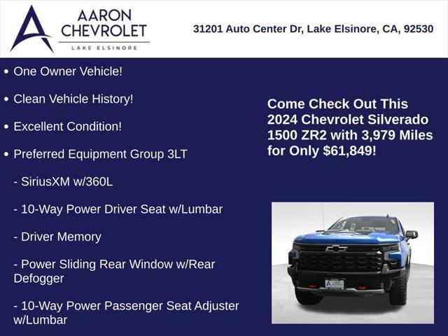 used 2024 Chevrolet Silverado 1500 car, priced at $61,849
