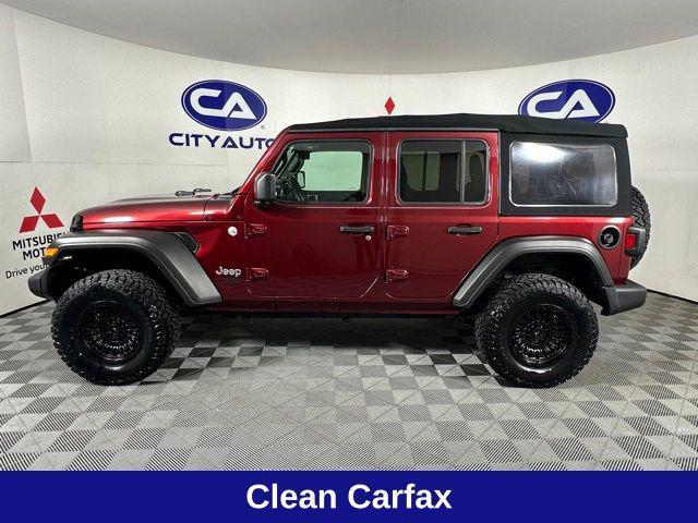 used 2021 Jeep Wrangler Unlimited car, priced at $32,500