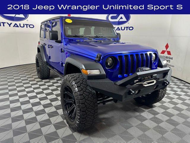 used 2018 Jeep Wrangler Unlimited car, priced at $27,580