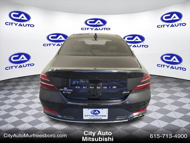 used 2023 Genesis G70 car, priced at $26,550